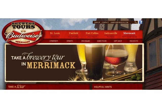 Budweiser Brewery Tours Merrimack